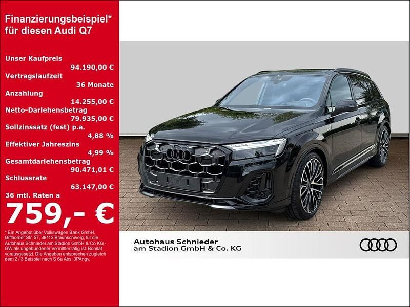 Gebraucht Audi Q7 S-Line 394 PS (289 kW) 2025 Schwarz SUV
