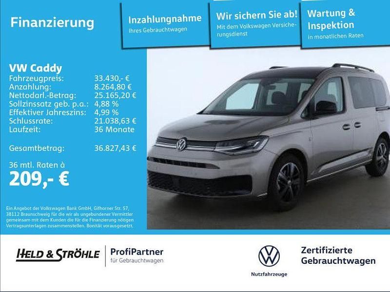 Beige Gebraucht 2025 VW Caddy Edition Van / Kleinbus | 33.430 € (Teuer) - Bild 1/3
