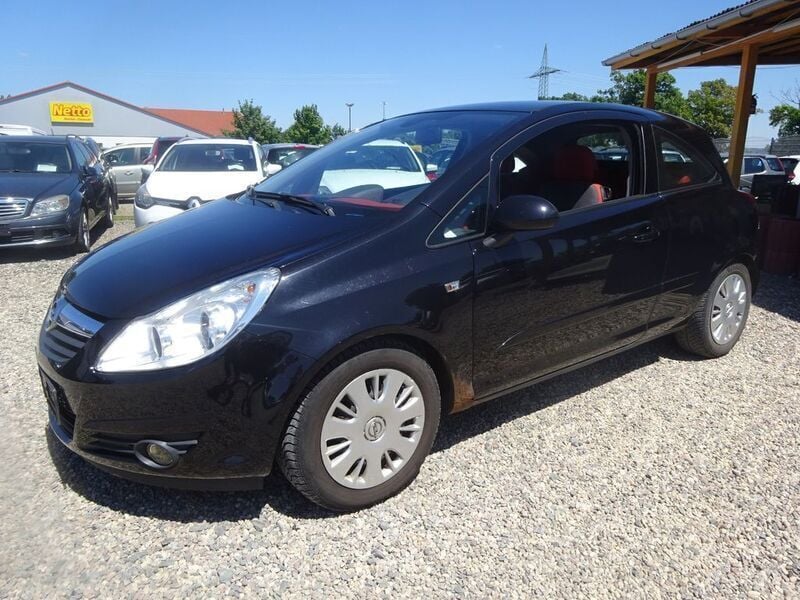 Schwarz Gebraucht 2006 Opel Corsa Edition Limousine | 1.100 € (Superpreis) - Bild 1/4