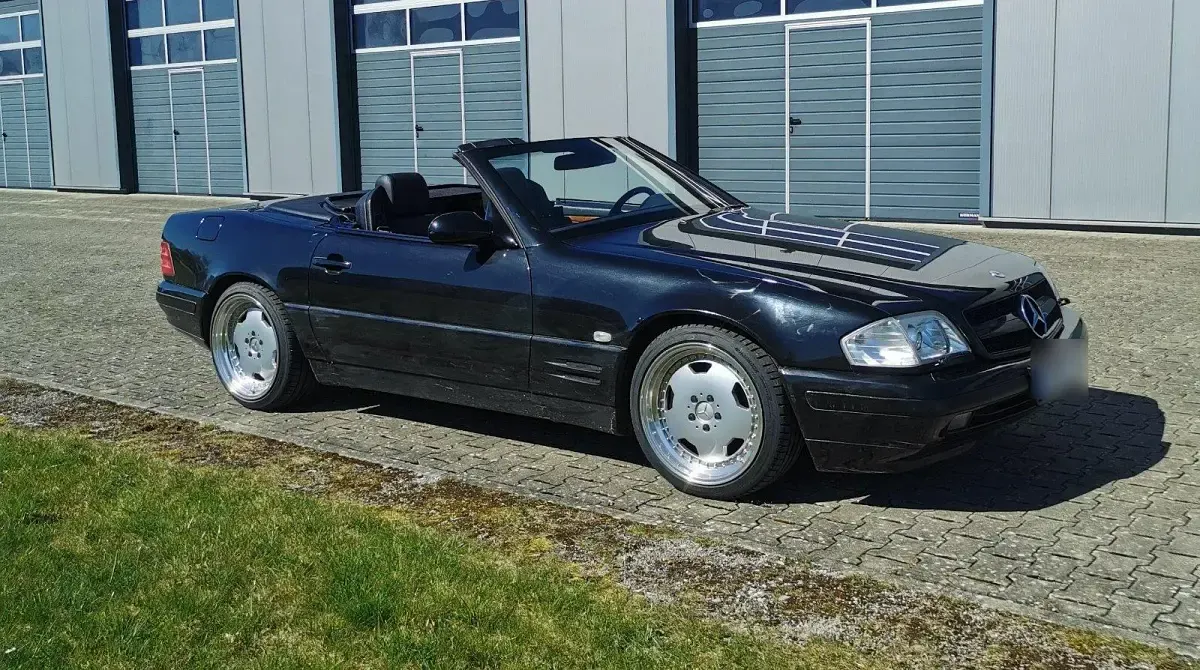 Gebraucht Mercedes SL280 200 PS (147 kW) 1999 Schwarz Cabrio