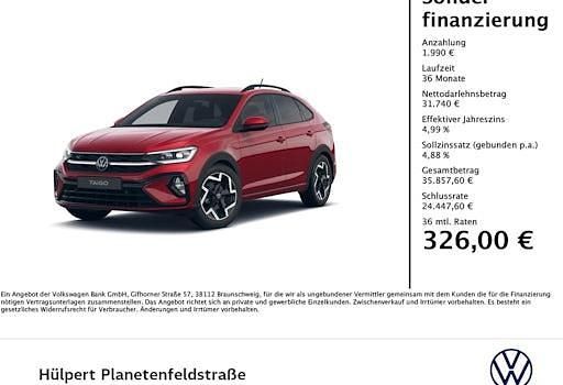 Neu VW Taigo R-line 150 PS (110 kW) 2025 Kings red metallic SUV