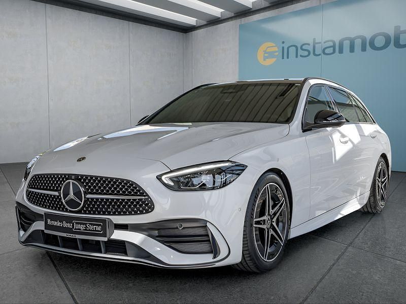 Weiß Gebraucht 2023 Mercedes C300e Kombi | 39.849 € (Fairer Preis) - Bild 1/4