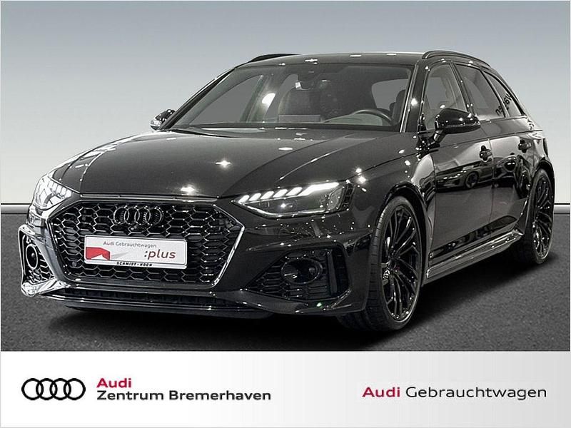 Mythosschwarz metallic Gebraucht 2022 Audi RS4 Ambiente Kombi | 66.970 € (Superpreis) - Bild 1/4