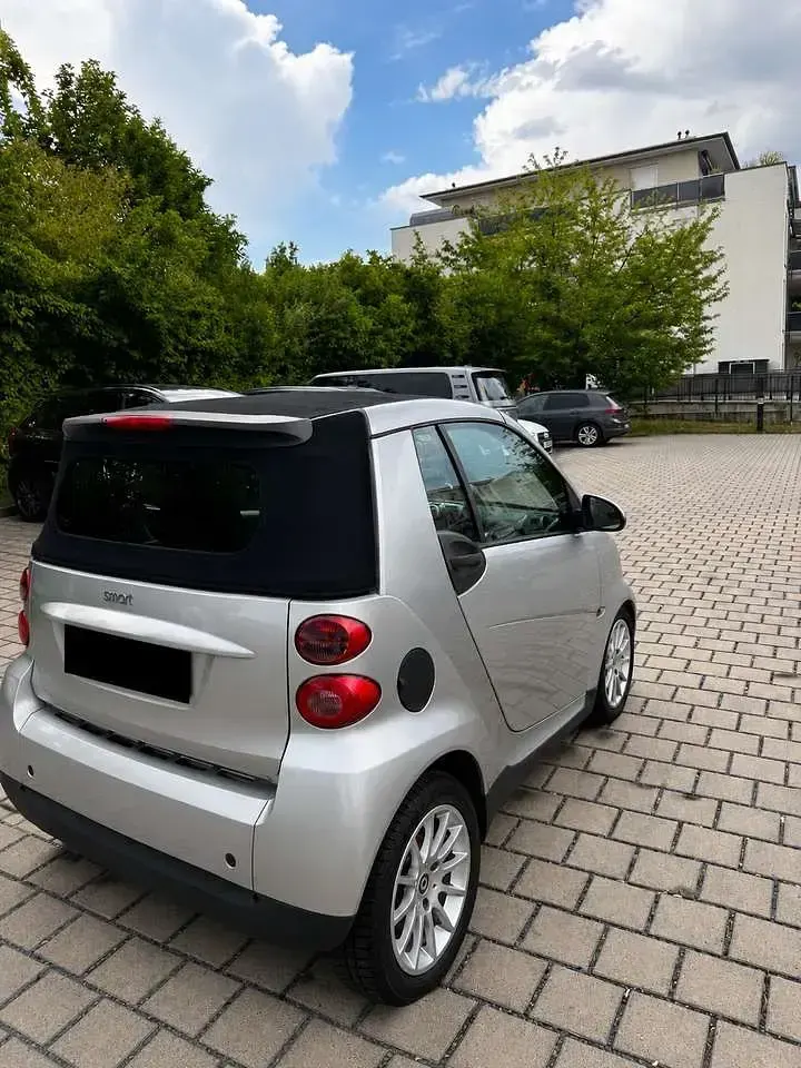 Gebraucht Smart ForTwo Cabrio Passion 71 PS (52 kW) 2008 Silber Cabrio