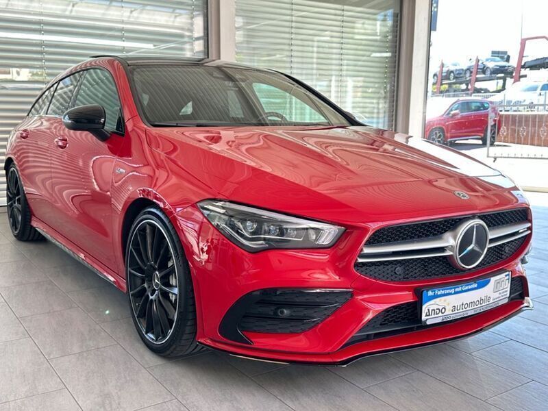 Rot Gebraucht 2019 Mercedes CLA35 AMG Shooting Brake AMG Kombi | 32.200 € (Fairer Preis) - Bild 1/4