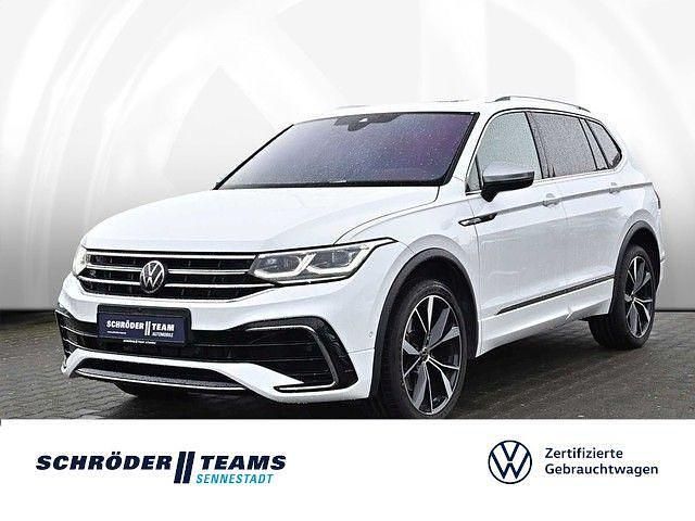 Weiß Gebraucht 2022 VW Tiguan Allspace R-line SUV | 33.970 € (Fairer Preis) - Bild 1/4