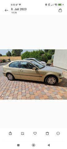 Gebraucht BMW 316 Compact Basis 116 PS (85 kW) 2002 Gold metallic Kleinwagen