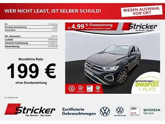 Używany VW T-Roc Style 150 KM (110 kW) 2023 Czarny SUV
