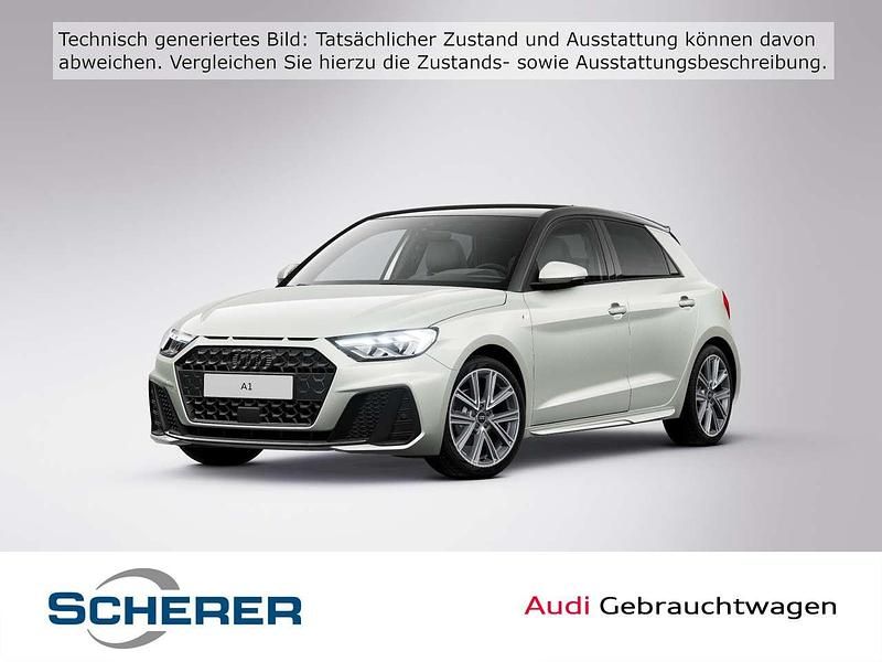 Tausilber metallic mythosschwa Gebraucht 2024 Audi A1 S-Line Limousine | 24.450 € (Guter Preis) - Bild 1/4