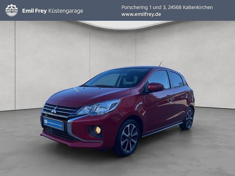 Rot Gebraucht 2021 Mitsubishi Space Star Spirit+ Limousine | 11.450 € (Etwas zu teuer) - Bild 1/4