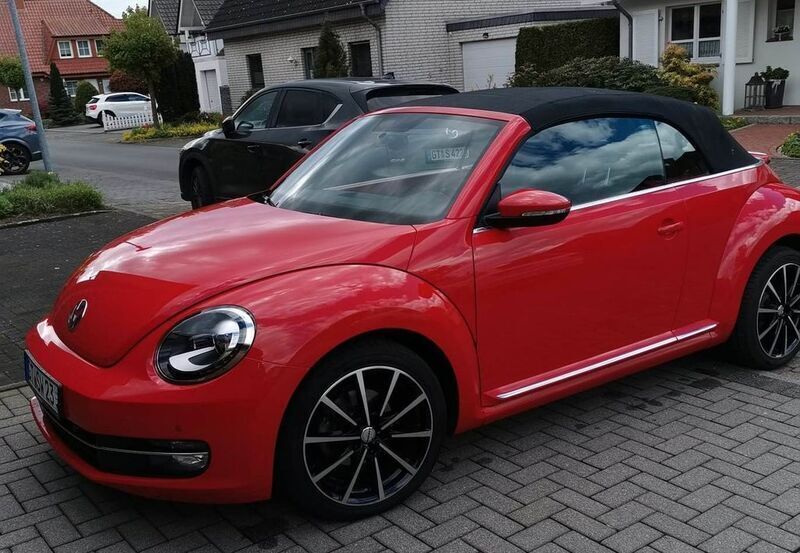 Rot Gebraucht 2013 VW Beetle Design Cabrio | 10.750 € (Guter Preis) - Bild 1/4