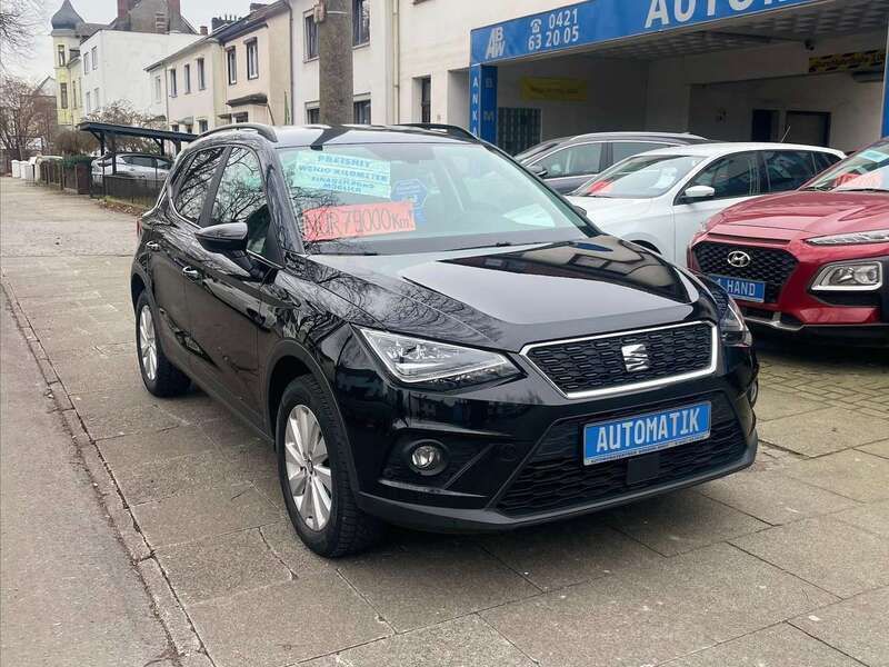 Mitternachtsschwarz Gebraucht 2019 Seat Arona Style SUV | 16.300 € (Fairer Preis) - Bild 1/4