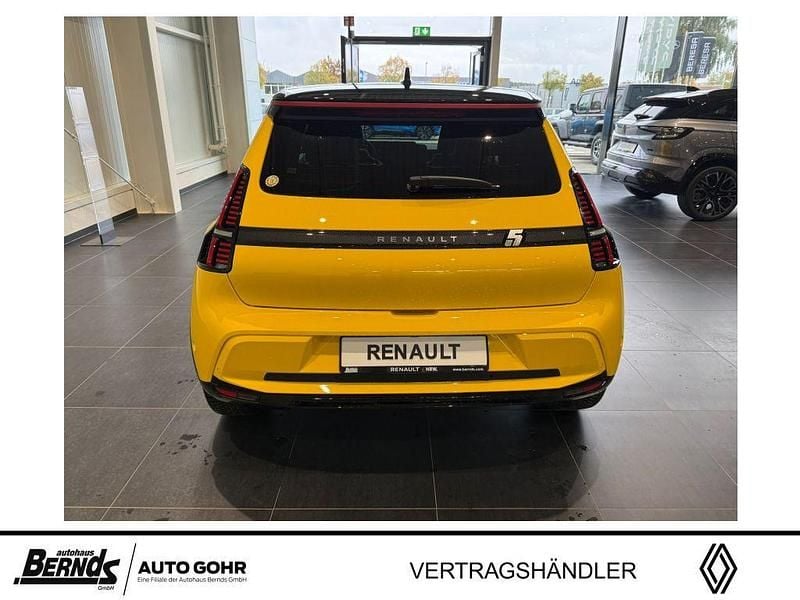 Neu Renault 5 E-Tech Iconic 89 kW (122 PS) 2025 Pop yellow! metallic, dach blackpearlschwarz Kleinwagen