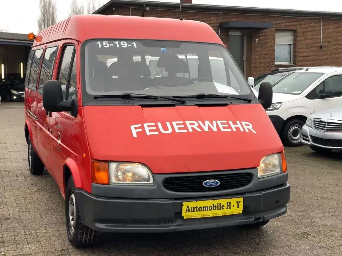 Gebraucht Ford Transit 69 PS (50 kW) 1996 Rot Van / Kleinbus