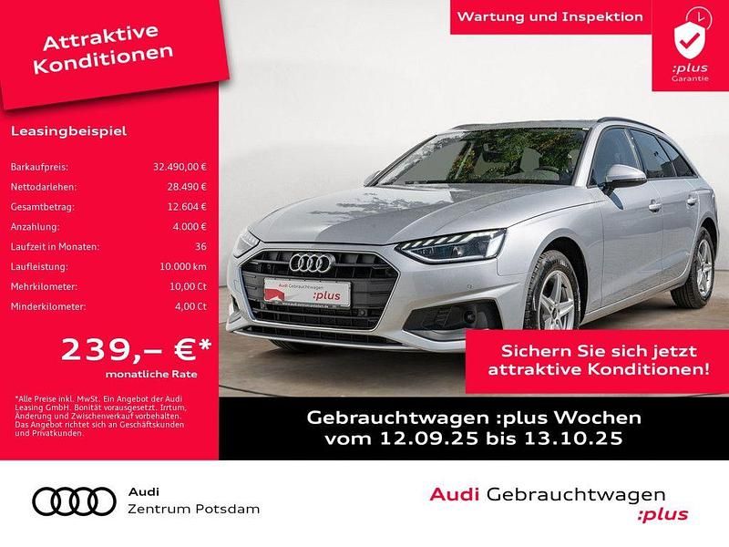 Florettsilber metallic Gebraucht 2024 Audi A4 Basis Kombi | 32.490 € (Fairer Preis) - Bild 1/3
