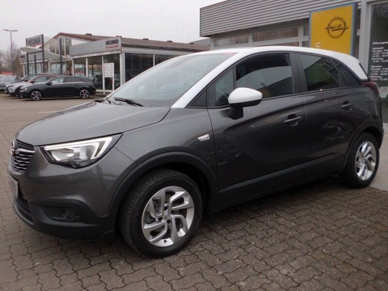 Grau Gebraucht 2020 Opel Crossland SUV | 16.590 € (Etwas zu teuer) - Bild 1/4
