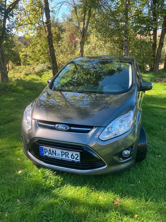 Schwarz Gebraucht 2015 Ford C-MAX Titanium Van / Kleinbus | 4.630 € - Bild 1/4