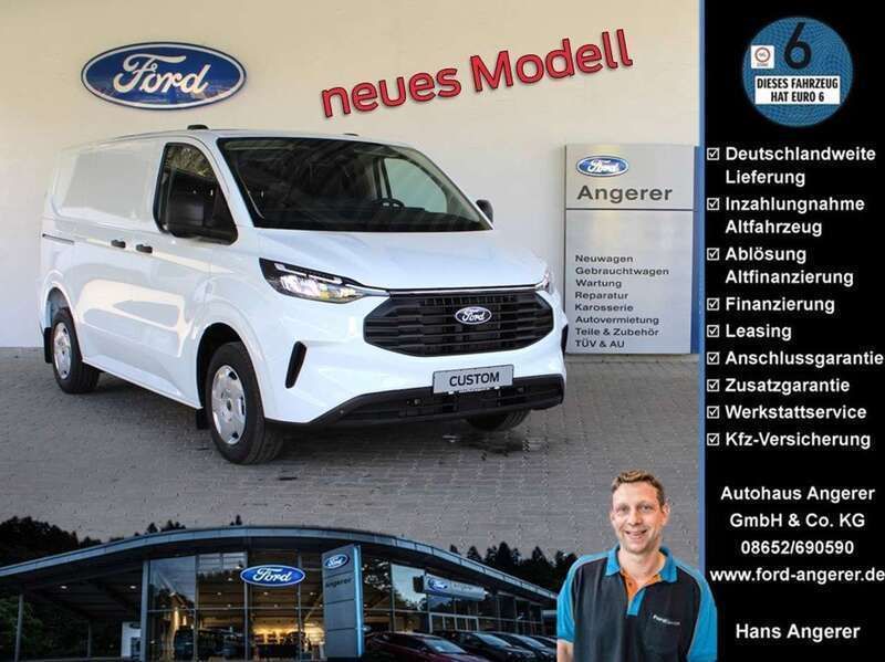 Frostweiß Gebraucht 2024 Ford Transit Custom Trend Van / Kleinbus | 34.490 € (Guter Preis) - Bild 1/4