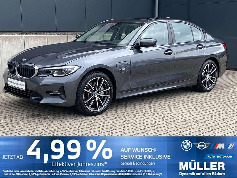 Mineralgrau metallic Gebraucht 2022 BMW 330e Sport Line Limousine | 32.323 € (Guter Preis) - Bild 1/4