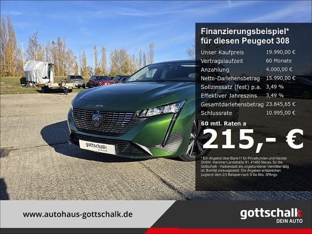 Gebraucht Peugeot 308 Allure 131 PS (96 kW) 2023 Grün Limousine