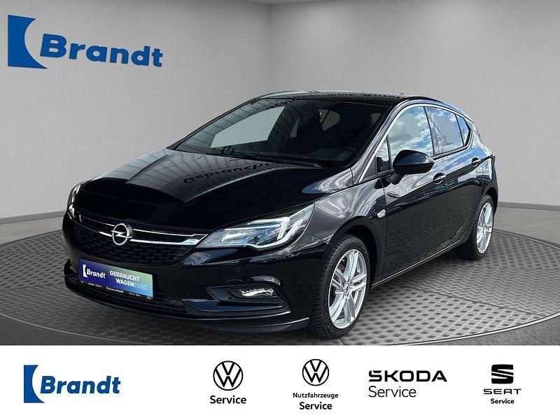 Onyx schwarz (metallic) Gebraucht 2017 Opel Astra Dynamic Limousine | 13.490 € (Etwas zu teuer) - Bild 1/3