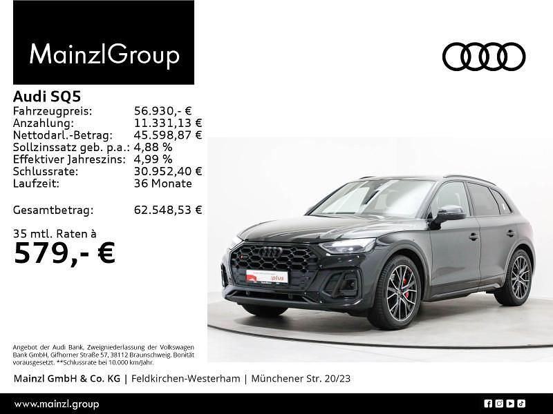 Schwarz Gebraucht 2023 Audi SQ5 Ambiente SUV | 56.930 € (Fairer Preis) - Bild 1/3