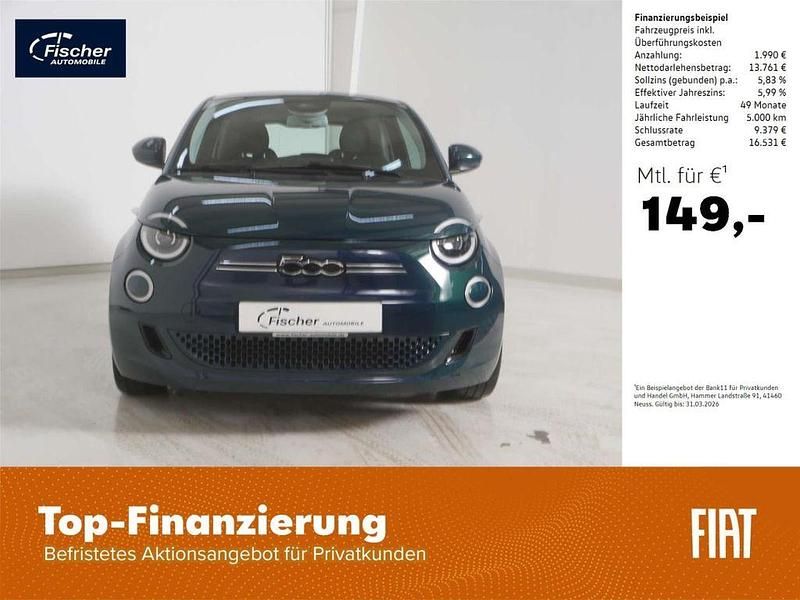 Gruen Gebraucht 2022 Fiat 500e Icon Kleinwagen | 14.980 € (Superpreis) - Bild 1/4