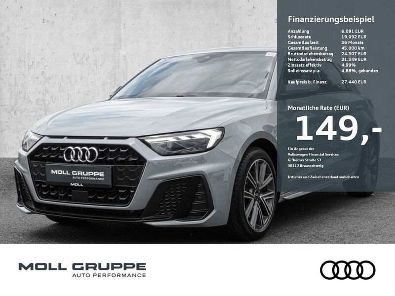 Pfeilgrau perleffekt Gebraucht 2024 Audi A1 Sportback S-Line Kleinwagen | 27.440 € (Guter Preis) - Bild 1/3