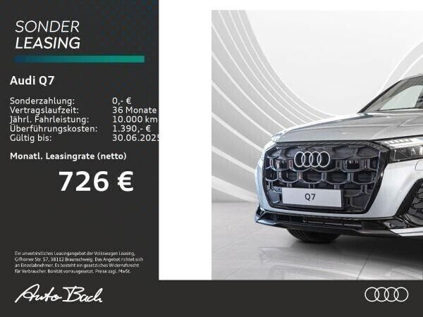 Silber (satellitsilber metallic) Neu 2024 Audi Q7 S-Line SUV | 99.841 € (Etwas zu teuer) - Bild 1/4