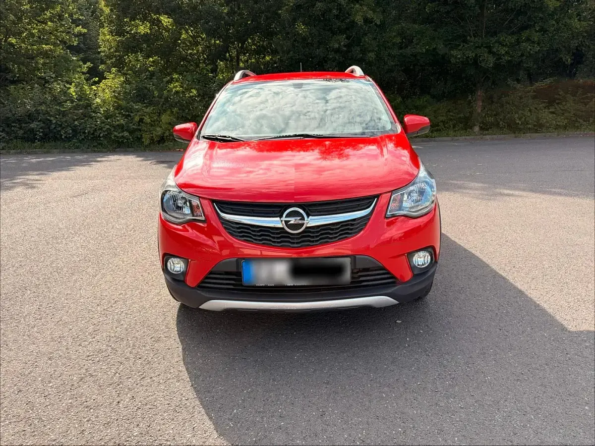 Gebraucht Opel Karl Rocks 75 PS (55 kW) 2017 Rot Kleinwagen