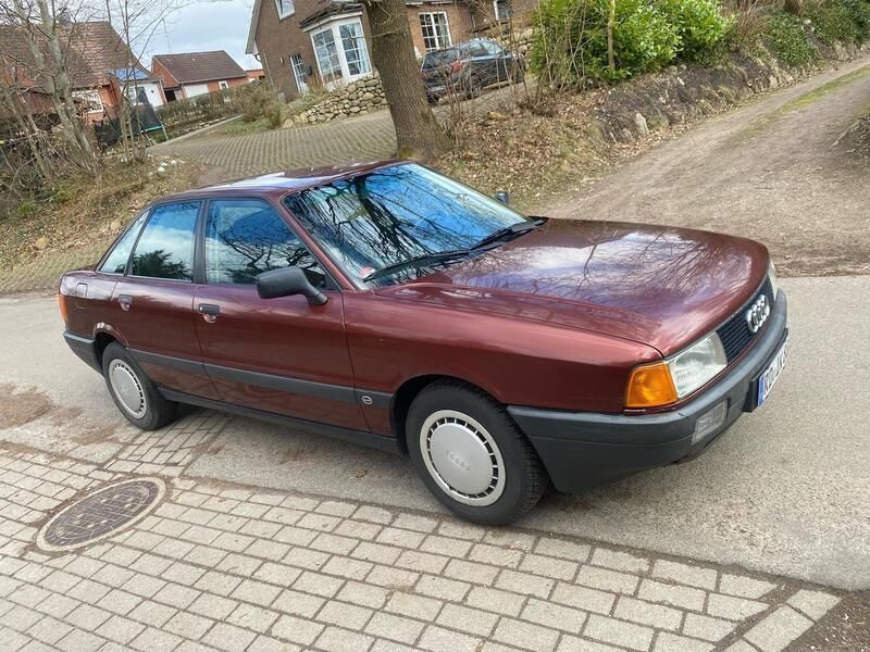 Rot Gebraucht 1990 Audi 80 Limousine | 1.750 € - Bild 1/4