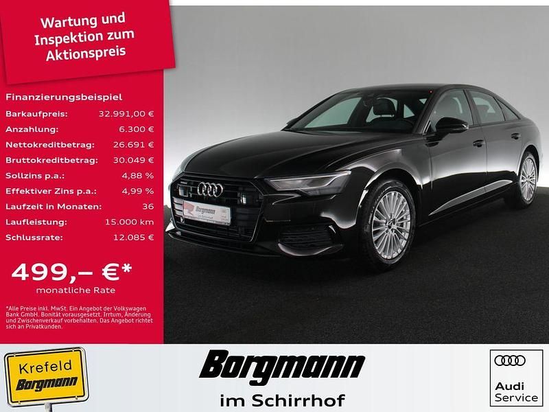 Schwarz / mythosschwarz Gebraucht 2021 Audi A6 Design Limousine | 32.991 € (Guter Preis) - Bild 1/4