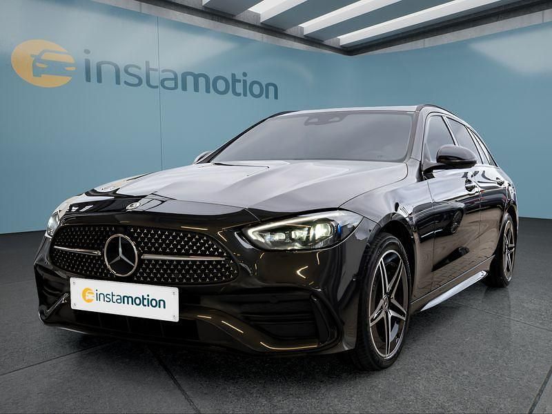 Grau Gebraucht 2022 Mercedes C300e Kombi | 36.399 € (Teuer) - Bild 1/4