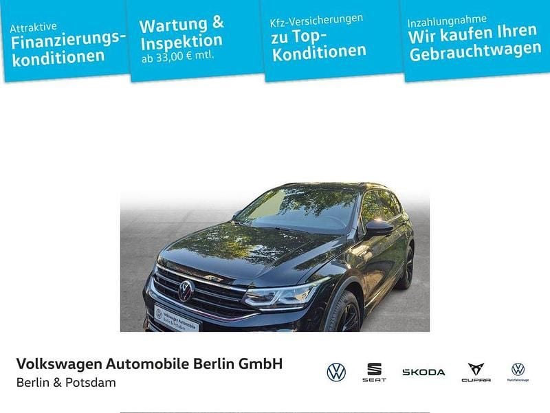 Deep black perleffekt Gebraucht 2022 VW Tiguan Allspace R-line SUV | 32.950 € (Guter Preis) - Bild 1/4