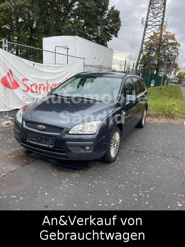 Royalgrau met. Gebraucht 2007 Ford Focus Style Kombi | 1.200 € (Superpreis) - Bild 1/4