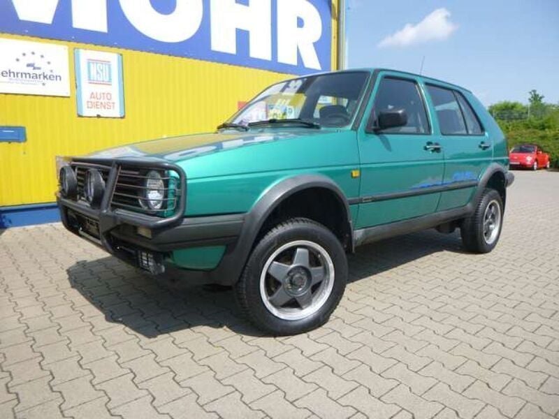 Grünmetallic (metallic) Gebraucht 1990 VW Golf Country Kleinwagen | 11.990 € - Bild 1/4