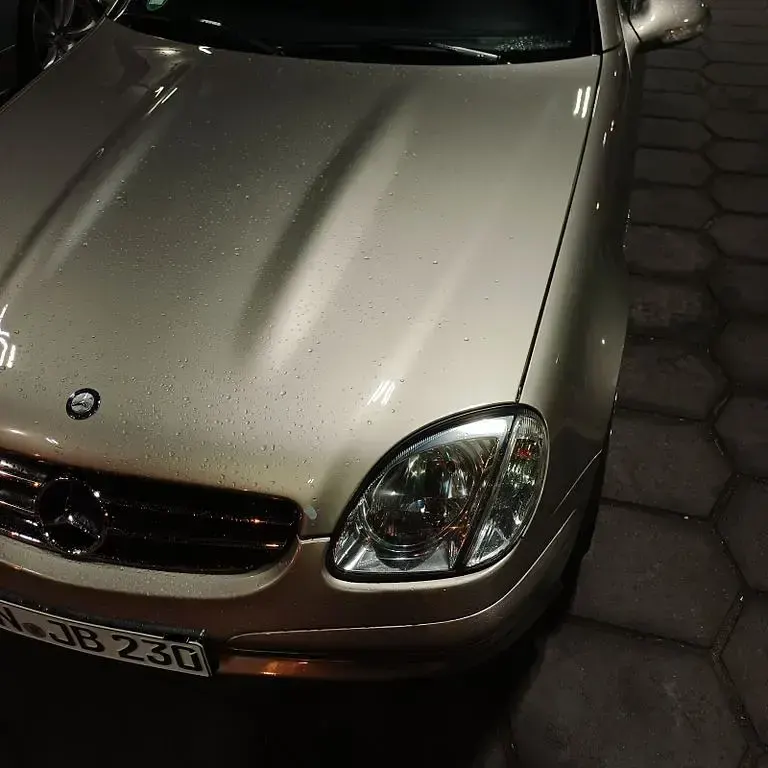 Gebraucht Mercedes SLK230 197 PS (144 kW) 2003 Silber Cabrio