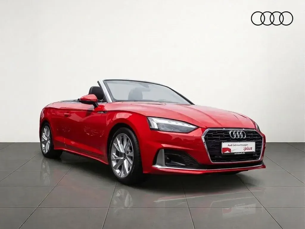 Gebraucht Audi A5 Cabriolet Advanced Plus 204 PS (150 kW) 2022 Rot Cabrio