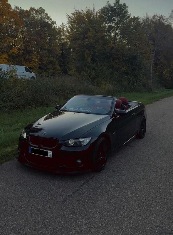 Schwarz Gebraucht 2008 BMW 320 Cabriolet M Sport Cabrio | 9.199 € (Fairer Preis) - Bild 1/4