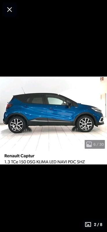 Blau Gebraucht 2018 Renault Captur Version S SUV | 15.490 € (Etwas zu teuer) - Bild 1/4
