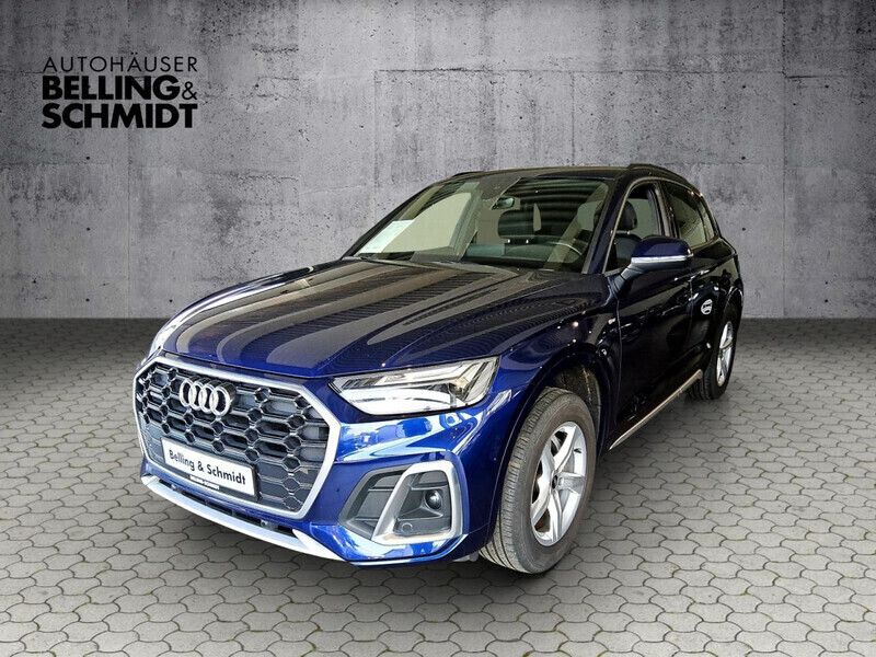 Navarrablau (metallic) Gebraucht 2021 Audi Q5 S-Line SUV | 33.990 € (Guter Preis) - Bild 1/4