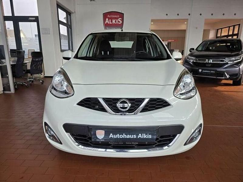 Gebraucht Nissan Micra Acenta 80 PS (58 kW) 2015 White pearl (m) (metallic) Kleinwagen