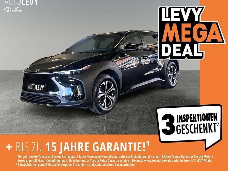 Onyxschwarz Gebraucht 2023 Toyota bZ4X Basis SUV | 27.890 € (Superpreis) - Bild 1/4