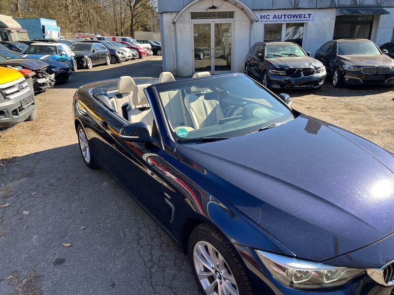 Gebraucht BMW 430 Cabriolet Luxury Line 252 PS (185 kW) 2017 Imperialblau brillanteffekt meta (metallic) Cabrio