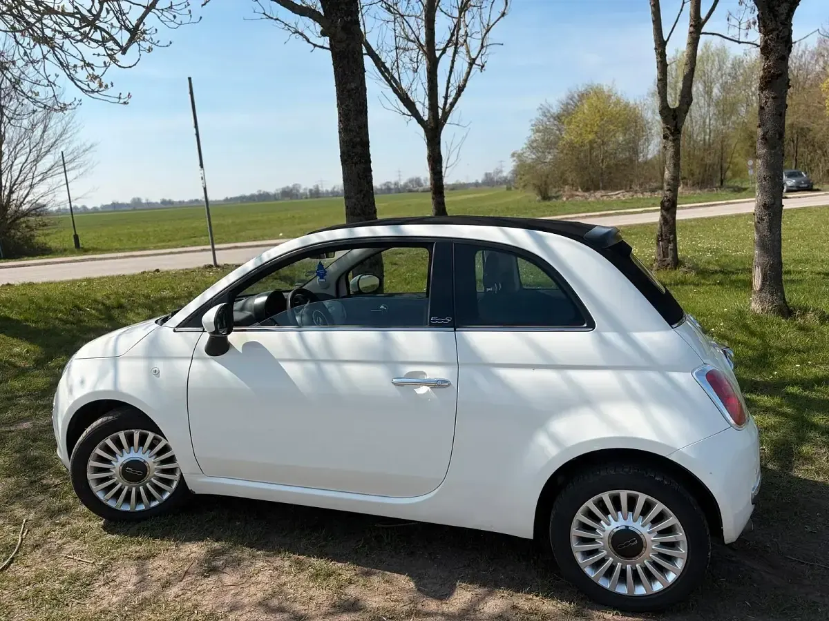 Gebraucht Fiat 500C 69 PS (50 kW) 2012 Weiß Cabrio