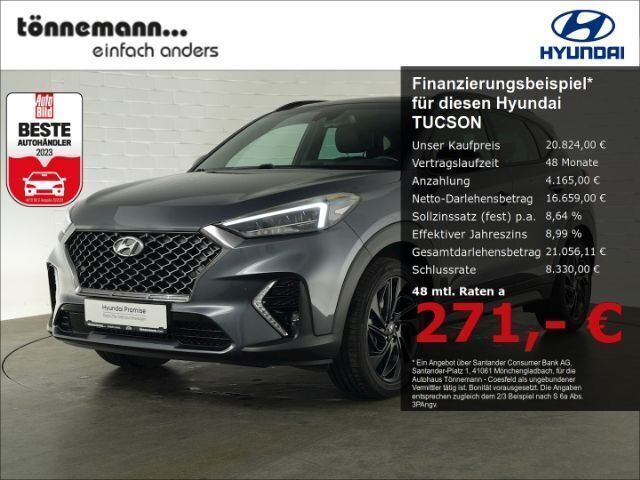 Grau Gebraucht 2019 Hyundai Tucson N Line SUV | 20.824 € (Fairer Preis) - Bild 1/4