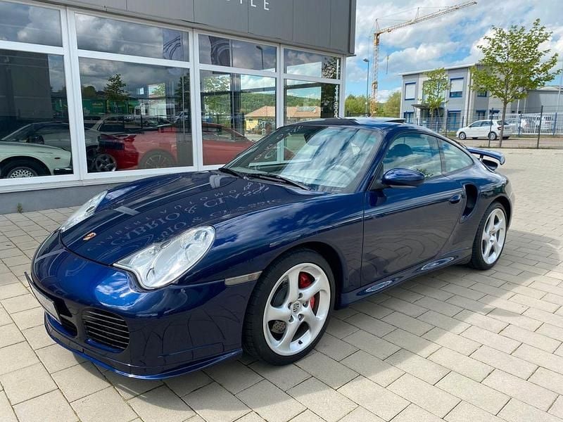 Blau Gebraucht 2004 Porsche 996 Turbo | 73.900 € (Teuer) - Bild 1/4