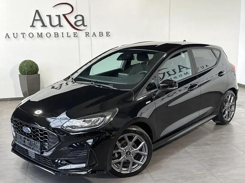 Obsidianschwarz Gebraucht 2022 Ford Fiesta ST-Line Kleinwagen | 15.989 € (Fairer Preis) - Bild 1/4