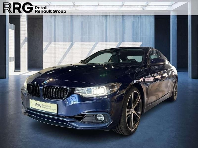 Tansanitblau ii metallic (blau Gebraucht 2020 BMW 430 Sport Line Coupé | 29.990 € (Fairer Preis) - Bild 1/3