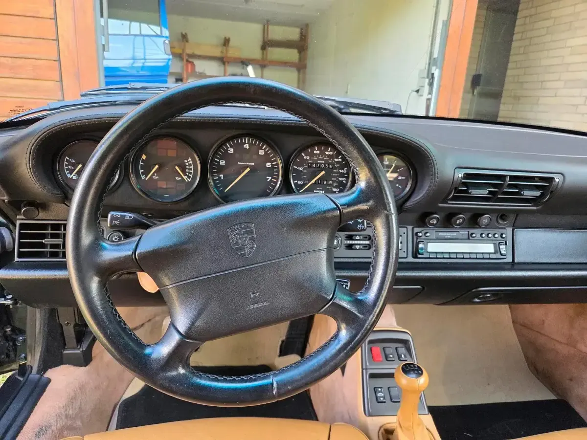 Gebraucht Porsche 993 286 PS (210 kW) 1997 Grün Cabrio